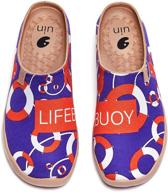 uin slipper lightweight household creature（8 5） men's shoes for loafers & slip-ons logo