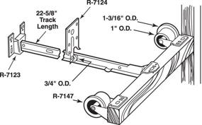 img 1 attached to Optimized Search: Monorail Plastic Product by Prime Line Products 7137