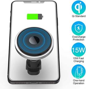 img 2 attached to 📱 iPhone 12 QI Magnetic Wireless Car Mount Charger | Compatible with iPhone 12 Series | Designed for Fast Charging