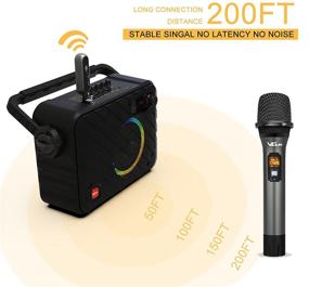  VeGue Karaoke Machine, Bluetooth Speaker PA System for