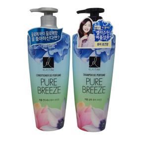 img 2 attached to 🌬️ Elevate Your Haircare Routine with Elastine Perfumed Pure Breeze Shampoo+Conditioner Set 600mlx2