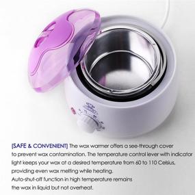 img 1 attached to 🔥 Makartt Electric Depilatory Wax Warmer - Hair Removal Machine for Hard Hot Wax Melting, 14 oz Capacity (W-01)