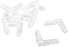 img 1 attached to 🐟 10 Pcs Clear Plastic 2 Way Air Valve Line Connectors for 5mm Aquarium Tanks - uxcell