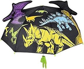 img 1 attached to 🦖 Dinosaur Umbrella for Kids - Child-friendly Dinosaurs Design