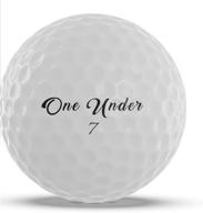 ⛳️ 3-layer cast urethane tournament golf balls with trionomer core - max distance off tee, high launching carry irons, soft feel cover for short game spin, extra long putting line aid - dozen logo