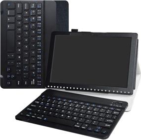 img 4 attached to Wireless Keyboard LiuShan Detachable Standing Tablet Accessories for Bags, Cases & Sleeves