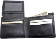 💼 boshiho carbon wallet: stylish leather design with rfid blocking technology logo