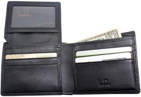 img 4 attached to 💼 Boshiho Carbon Wallet: Stylish Leather Design with RFID Blocking Technology