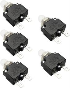 img 4 attached to IZTOSS 5PCS 5A Amp Circuit Breakers: Manual Reset, Quick Connect Terminals, Waterproof, Transparent Cap