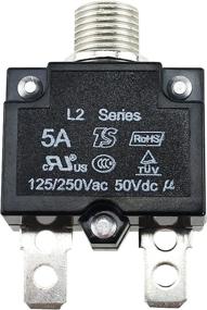 img 2 attached to IZTOSS 5PCS 5A Amp Circuit Breakers: Manual Reset, Quick Connect Terminals, Waterproof, Transparent Cap