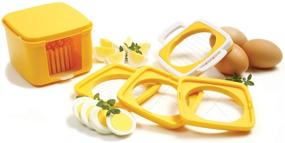 img 4 attached to Norpro Norpo Yellow 5 Piece Egg Slicer Set Review: Convenient Storage Case &amp; High-quality Design