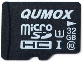 img 1 attached to 📸 QUMOX 32GB Micro SD Memory Card: Class 10, UHS-I | High Speed Write, 15 MB/s Read Speed up to 70 MB/s