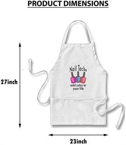 img 2 attached to Julou Techs Color Apron Women