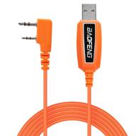 📻 baofeng usb programming cable pl2303: enhance chirp support for gmrs radios - uv-5r, bf-f8hp, bf-888s, uv82hp, gt-3, uv-9s, bf-r3, uv-15r gm-30 gm-n1 (orange) logo