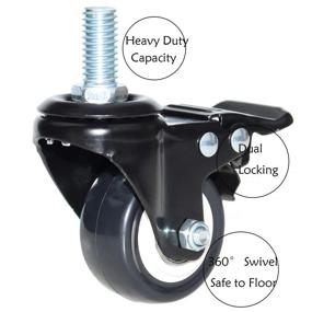 img 2 attached to Swivel Stem 🔁 Casters with Caster Wheels