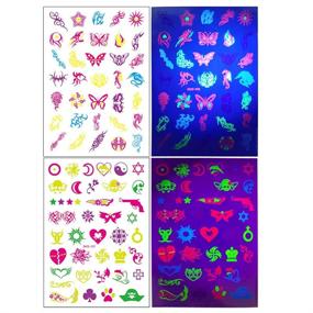 img 1 attached to Stickers Jewellery Shimmer Temporary Accessories