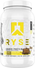 img 3 attached to 🥜 Ryse Loaded Protein: Premium Whey Protein with MCT Healthy Fats, Organic Prebiotic Fiber, and Amazing Peanut Butter Cup Taste - 2lbs