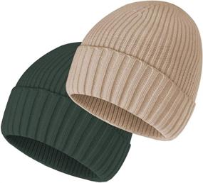img 4 attached to Accsa Winter Beanie Stretchy Unisex
