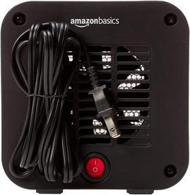 img 3 attached to 🔥 Compact and Powerful: Amazon Basics 500-Watt Ceramic Small Space Personal Mini Heater - Black