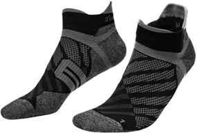 img 1 attached to 🏃 Toes&Feet Women's Anti-Sweat Deodorant Thin Ankle Compression Running Socks: Beat the Heat and Odor while Running!