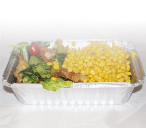 img 1 attached to Enhanced Capacity Aluminum Containers by TigerChef TC 20334