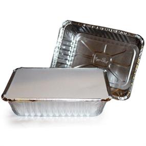 img 4 attached to Enhanced Capacity Aluminum Containers by TigerChef TC 20334