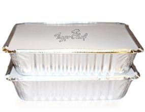 img 3 attached to Enhanced Capacity Aluminum Containers by TigerChef TC 20334