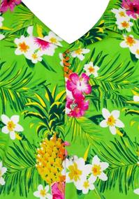 img 2 attached to Kameha Hawaiian Shortsleeve Pineapple Leaves Boys' Clothing and Tops, Tees & Shirts