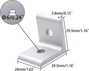 img 2 attached to TOUHIA Bracket Aluminum Extrusion Profile Industrial Hardware