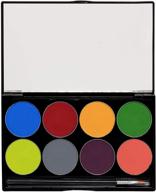 💄 mehron makeup paradise aq tropical 8 color palette for face &amp; body paint logo