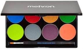 img 1 attached to 💄 Mehron Makeup Paradise AQ Tropical 8 Color Palette for Face &amp; Body Paint
