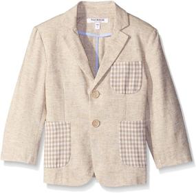 img 2 attached to 👔 Isaac Mizrahi Linen Blazer for Boys