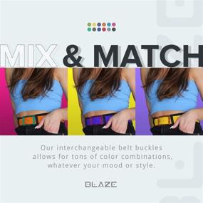 img 2 attached to 🔥 Blaze Belts Silicone Belt: A Must-Have Adjustable Men's Accessories in Belts
