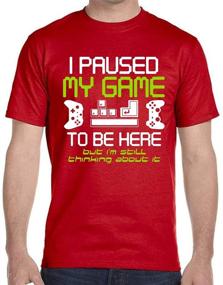 img 2 attached to 🎮 Pausing the Laughs: Funny Gamer Youth Shirt for Boys' Clothing+