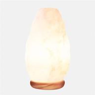 🌟 himalayan white salt lamp: hand-crafted night light for enhanced glow logo