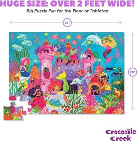 img 1 attached to 🧜 Crocodile Creek Mermaid Puzzles - 6 Pack