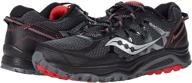 saucony escape running black silver men's shoes logo