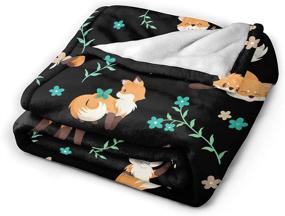 img 3 attached to Flannel Fleece Blanket Lightweight Bedroom Bedding and Blankets & Throws