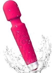 img 4 attached to 🔥 Empowering Women's Pleasure: Handheld Wand Massager with 20 Vibration Modes - Waterproof, Body Massage for Neck, Shoulders, and More (Pink)