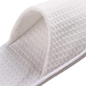 img 1 attached to 🩺 Pack of 5 Disposable Slippers for Women and Men - Ideal for Spa Guests