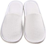 🩺 pack of 5 disposable slippers for women and men - ideal for spa guests logo