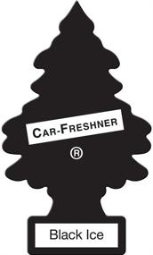 img 2 attached to 🌲 Little Trees Black Ice Air Freshener - 3 Pack for Long-lasting Freshness