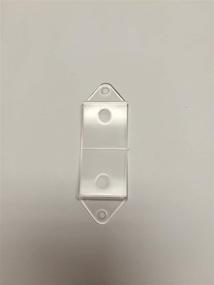 img 4 attached to 🔒 Clear Rocker Switch Plate Cover Guard 4 Pack: Ultimate Protection for Lights and Circuits - Prevent Accidental Switch On/Off!