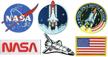 astronaut patches shuttle jacket backpack logo