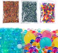 💧 yiquduo 100 jumbo water beads: 30000 non-toxic seawater & rainbow water gel beads - arts and crafts supplies kit logo