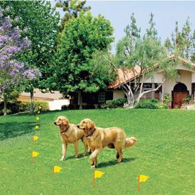 img 1 attached to Enhance Your Electronic Fence System with High Tech Pet's 50-Piece Set of Flags FL-1