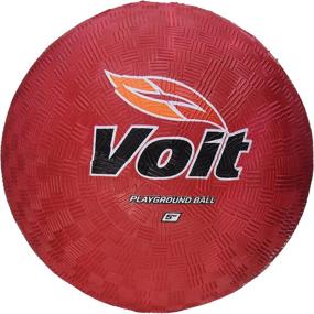 img 2 attached to 🔴 Classic Red Voit Playground Ball - 5 Inch Diameter for Endless Fun