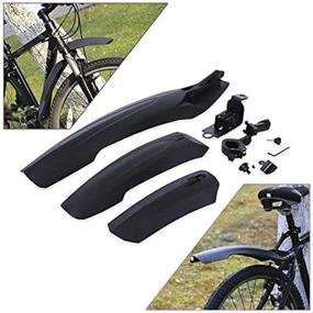 img 4 attached to 🚲 Adjustable Fat Tire Bike Fenders - 26 inch Mud Guard for Road and Mountain Bicycle - Jadeshay Bike Rain Fender - Suitable for Snow Bikes - 1 Set