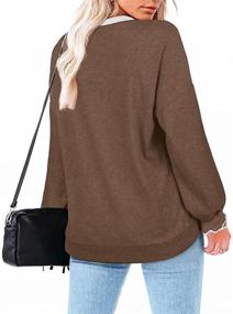 img 1 attached to 👚 Sousuoty Women's Crewneck Sweatshirts: Long Sleeve Tunic Tops for Stylish Comfort