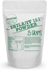 img 1 attached to 🌿 Purisure Shilajit Powder 12:1 Extract - Enhance Energy, Memory & Nutrient Absorption | Promote Healthy Blood Sugar, Detox & Antioxidants | 100 Servings (Pack of 1)